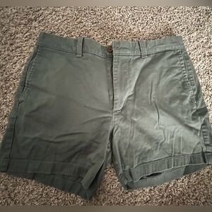 J. Crew Olive Men's Flat Front Shorts